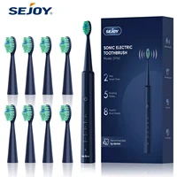 Sejoy Whitening Sonic Toothbrush 8 Brush Heads 5 Modes Smart Timer Rechargeable Electric Toothbrush Personal Care Appliances 1