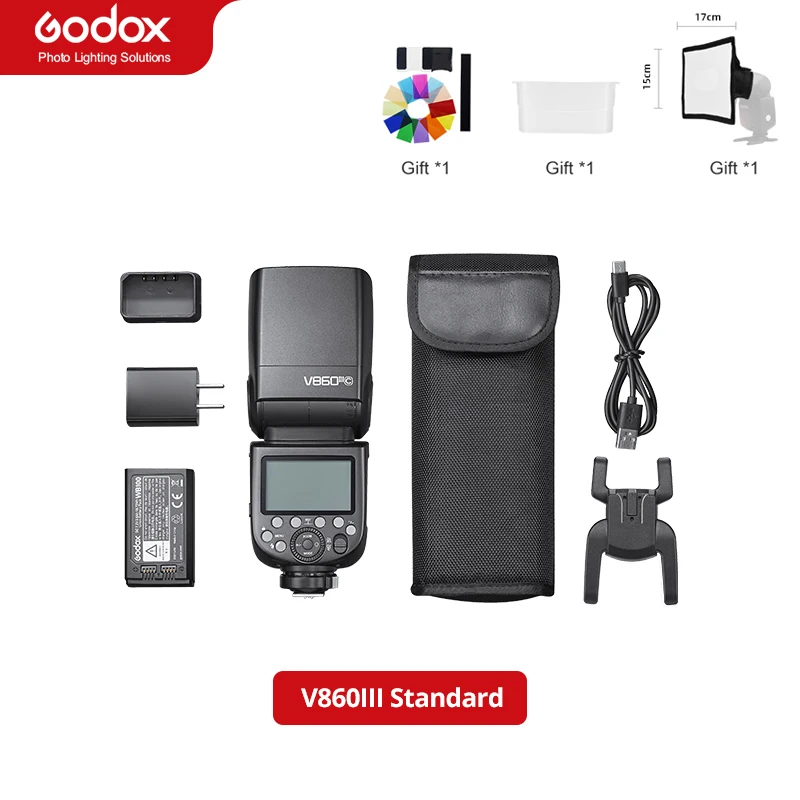 Godox v860iii V860III C V860III N V860III S speedlite câmera flash ttl