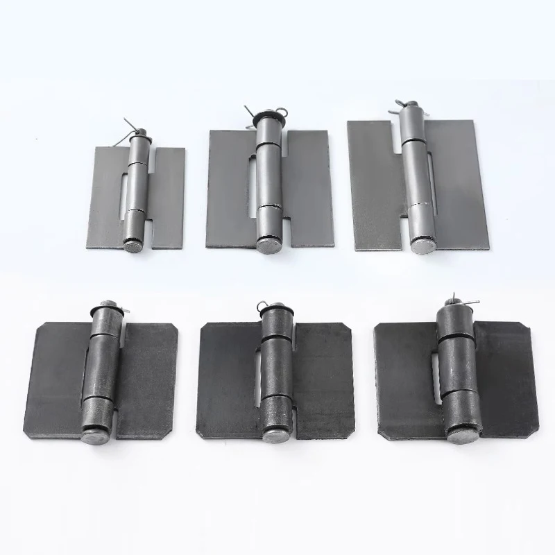 1PCS Thick Heavy-duty Welded Hinges Detachable Iron Door And Carriage Specific Hinges cabinet door hinges,cabinet hinges,stainless steel door hinges