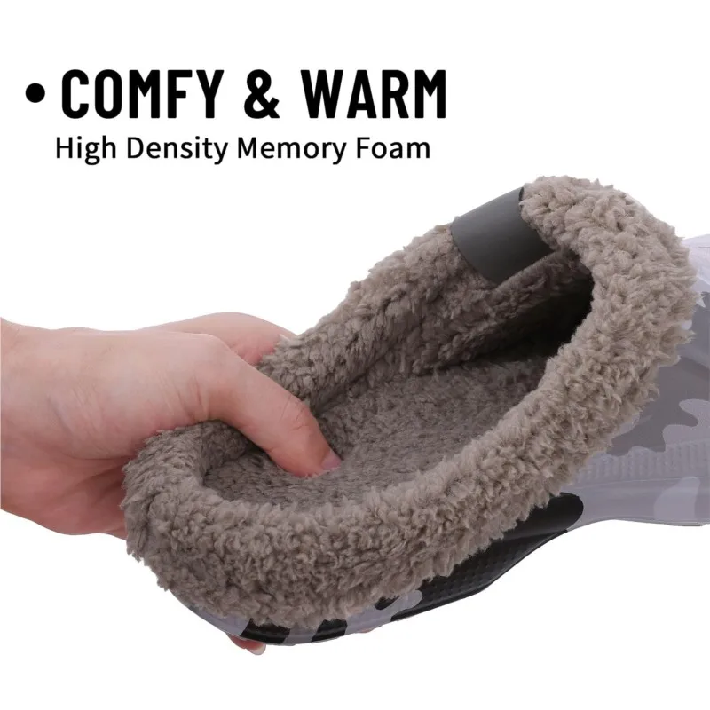 Waterproof Fuzzy Slippers for Women and Men