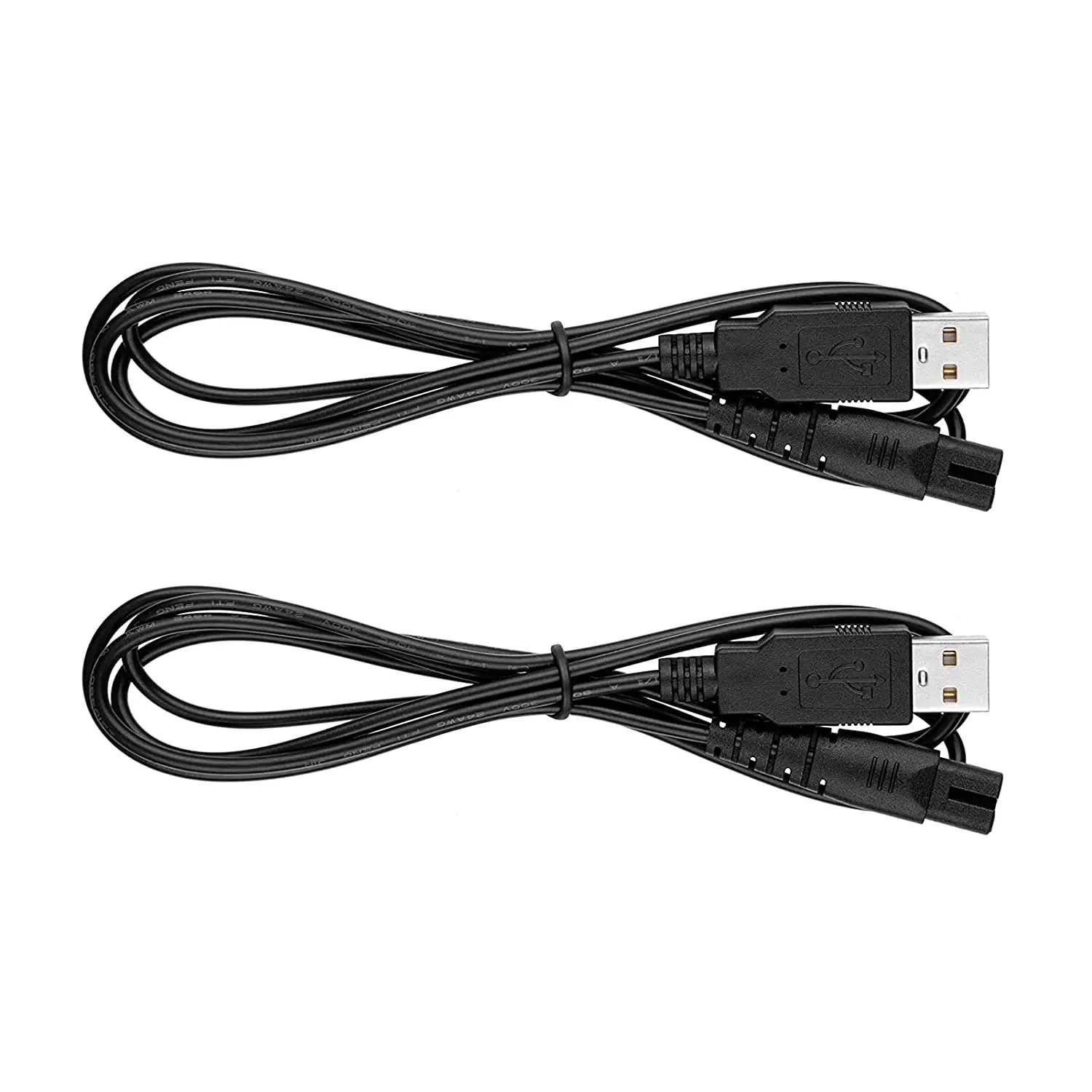 Charger fit for Nicwell/Insmart Cordless Water Flosser USB Charging Cable Cord Replacement Parts 2-Pack