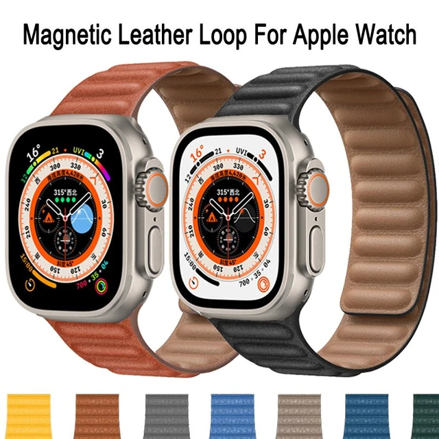 Leather Apple Watch 4 Band 44mm Women  Apple Watch Brown Leather Band -  New Sports - Aliexpress