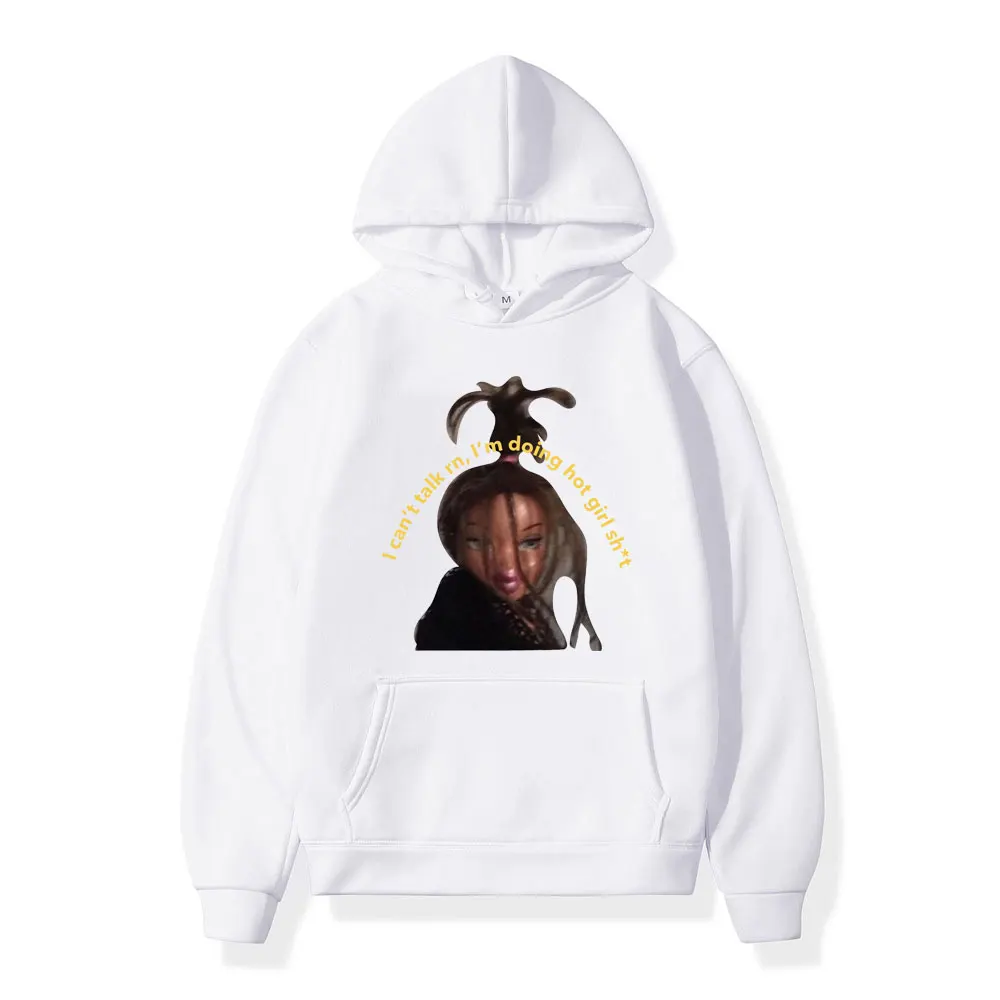 

Real Hot Girl Shit Megan Thee Stallion Print Hoodie Street Funny Fashion Hooded Sweatshirts Unisex High Quality Fleece Pullovers