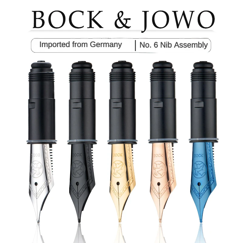 AsvineFountainPenReplacedNibsNo6BOCKJOWOnibsforAsvineV169