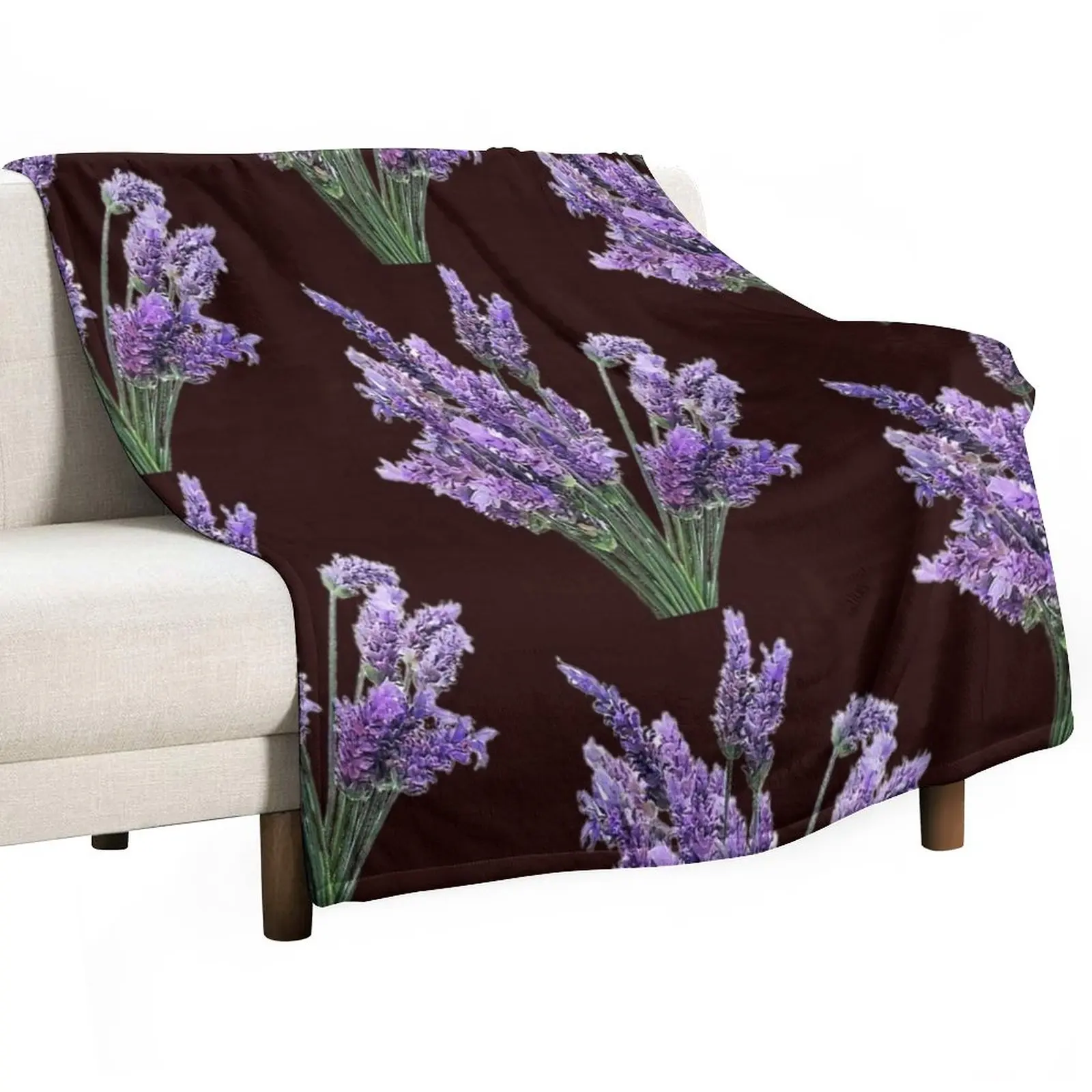 

Lavender Throw Blanket Extra Large Throw Blanket Plaid Luxury Thicken Blanket