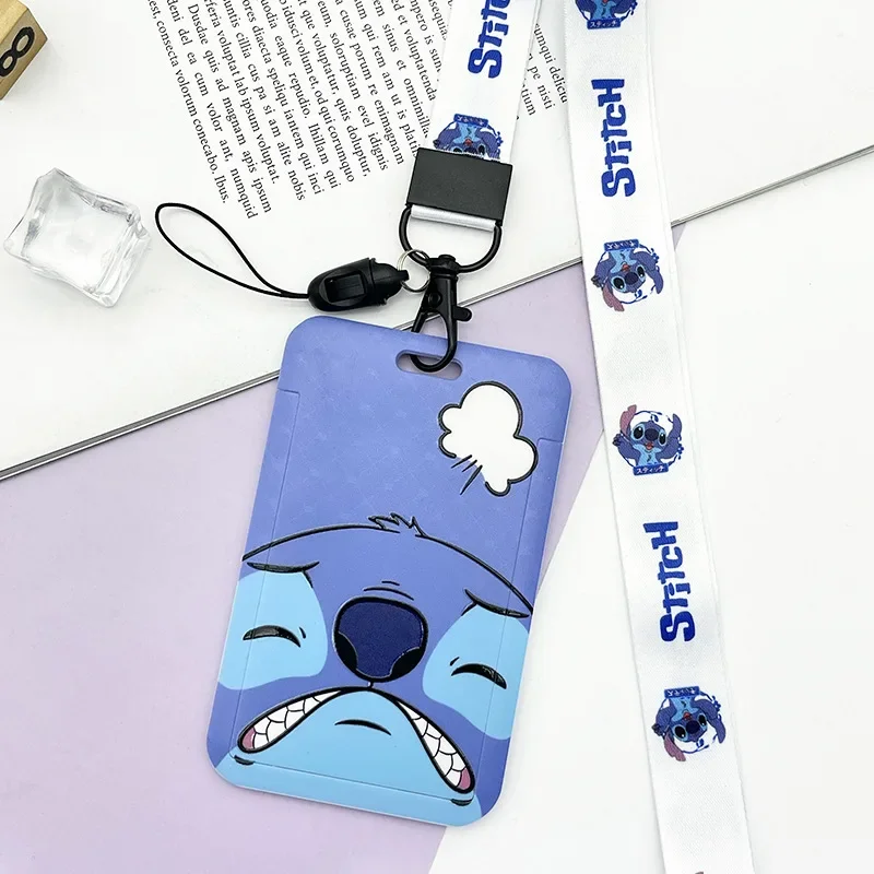 Disney Stitch Cartoon Inhaber Karte Student kreative Folie Bus ID-Karte Schutzhülle Zugang ic Campus Kinder karte Tasche