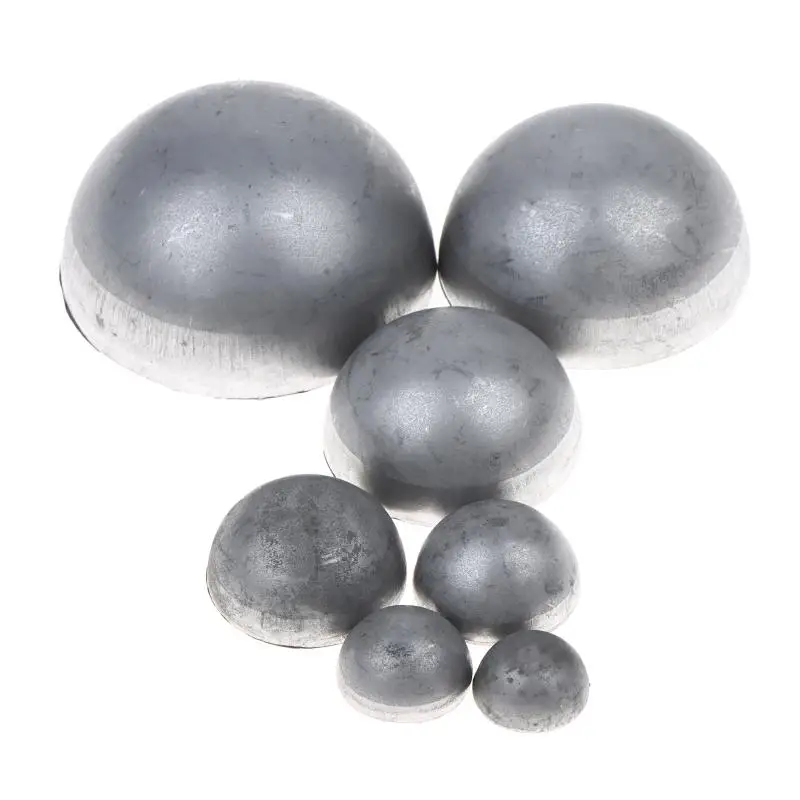 속이 빈 철 돔 용접 장식품 2개 1.5MM 두께 17-60MM 반구형 수제 철 예술 선물 제작용