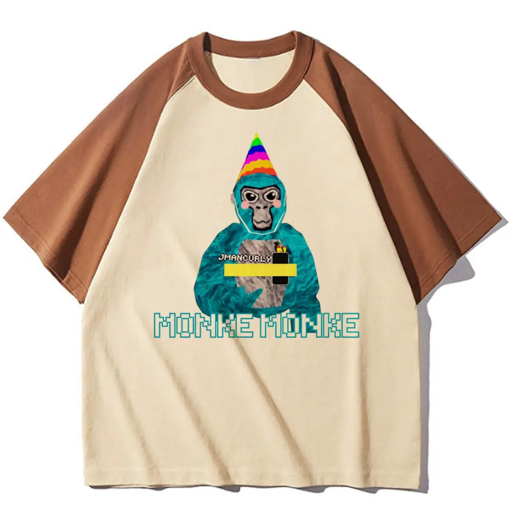 Vintage Graphic Gorilla Tag Women's T-Shirt - Classic & Comfortable Harajuku Style