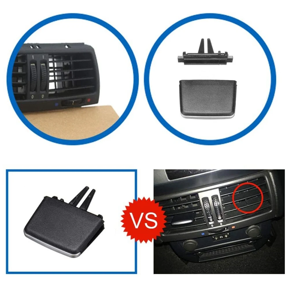 Air Vent Outlet Tab Clip Rear Row Fresh Air Grille Clips for BMW X5/X6 X5 E70 2006-2012 X6 E71 2008-2013 car air vent repair kit