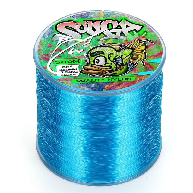 Sougayilang 500m Nylon Fishing Line Durable Monofilament Fishing Line 0