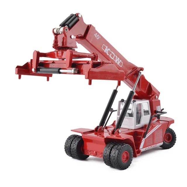 1:50 Alloy Container Crane Model Children Gift Simulation Engineering Cars Kids Gift Construction Vehicle Model Collection 6