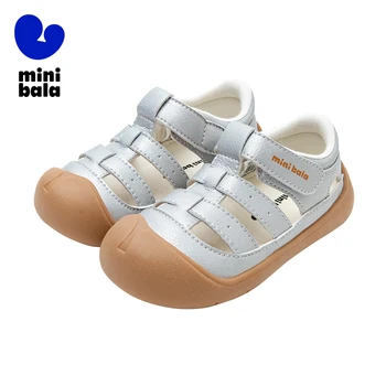 Mini Sandali Bala Scarpe da passeggio antibatteriche antiscivolo traspiranti per ragazzi e ragazze per l'estate 1