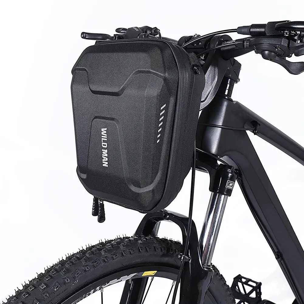 2.5/3L Bike Front Bag Waterproof Bicycle Handlebar Head Bag EVA Hard Shell Multifunctional Shoulder Bag Bicycle Accessories