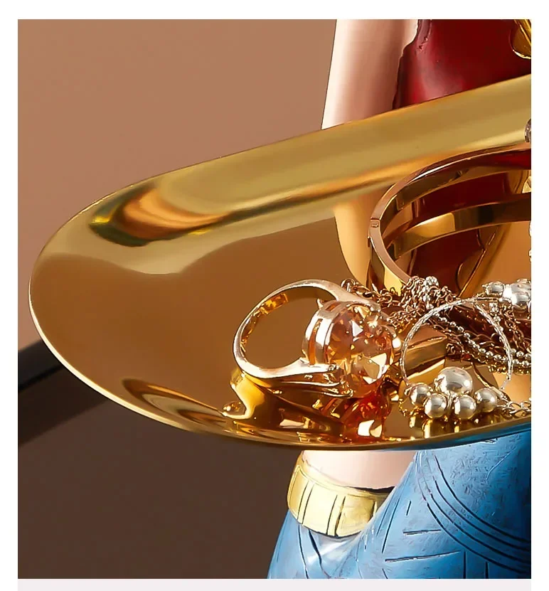 Nordic Home Decor Girl Art Figure Storage Tray Ornament Luxury Living Room Kawaii Desk Accessories Interior Figurines Decoration Sb657031de00a46e9a1c952c8a21e0964r