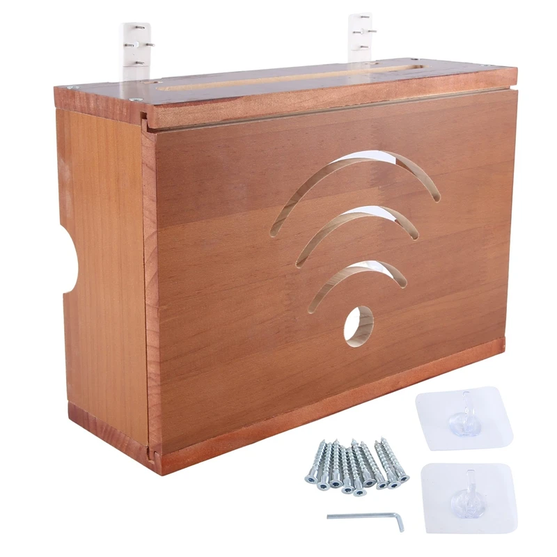 

1 шт. роутер стойка для гостиной настенный Wi-Fi ящик для хранения ТВ подключаемый экранирующий ящик телеприставка