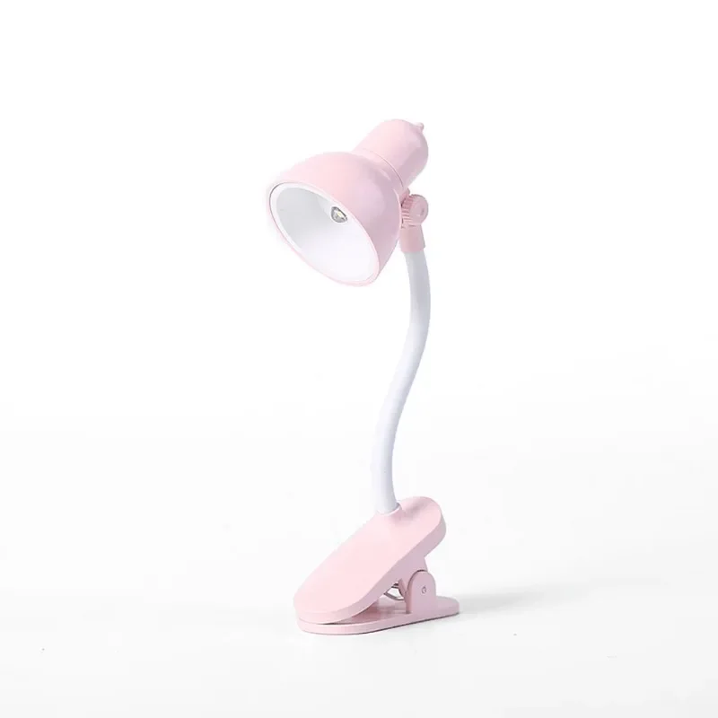 Reading Light Adjustable Clip Mini Desktop Table Lamp Battery Powered Camping Portable Clamp Night Light led light desk lamp night light mini night light book light mini led light led desk lamp