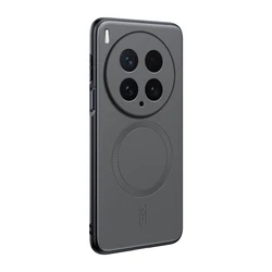 Coque de Protection en Cuir Magnétique - Anti-Traces de Doigts, Couverture Non-Glissante en PC+TPU