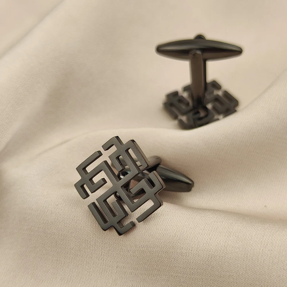 Stainless Steel Retro Cufflinks For Men Personalized Ethnic Style Pattern Business Shirt Cuff Dings Jewelry accessory crystal cufflinks