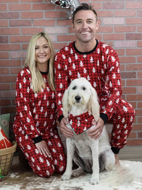 Matching Christmas pajamas for the whole family