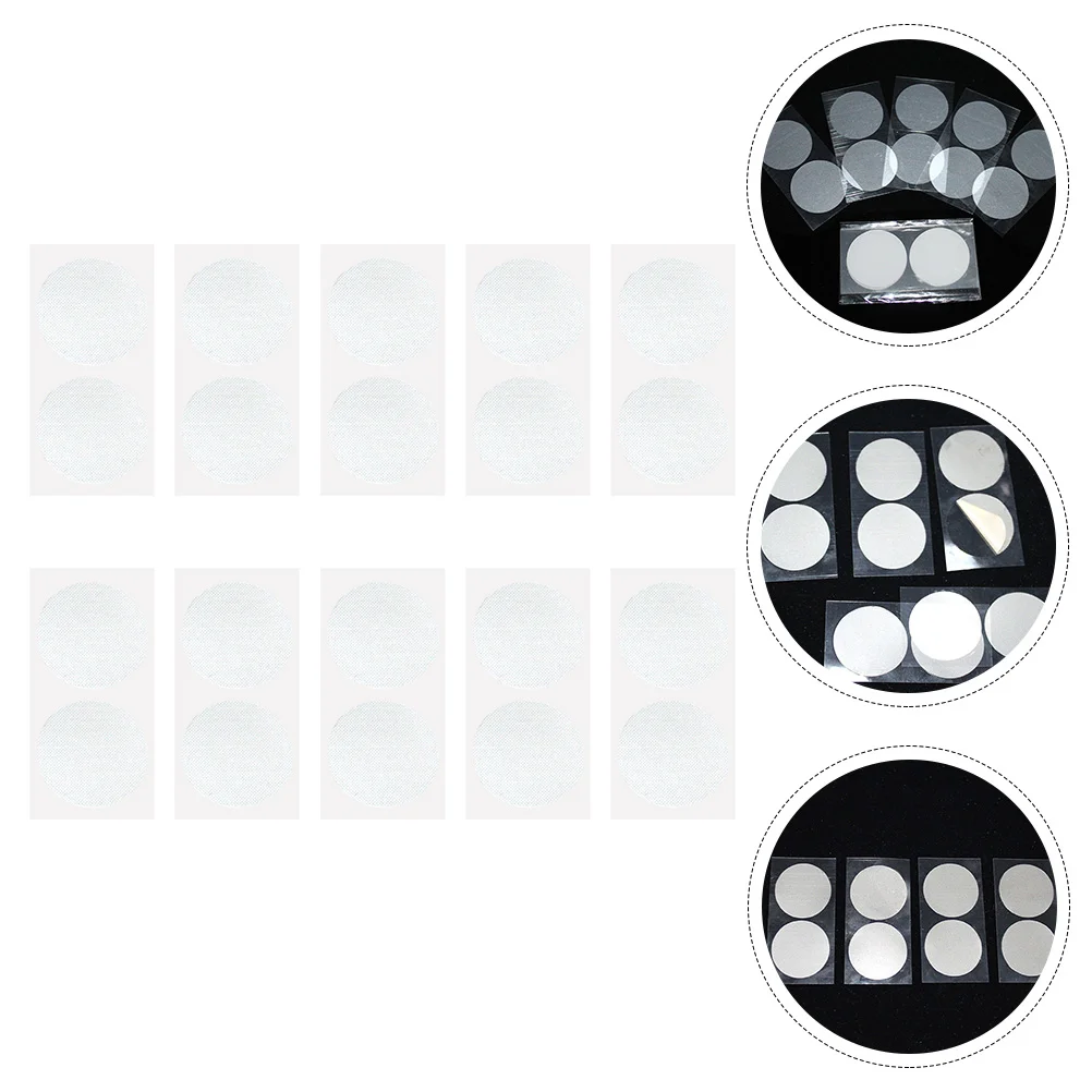 

20 Pairs Men's Stickers Invisibility Covers Dress Breathable Protectors Man Washable Nursing Pads