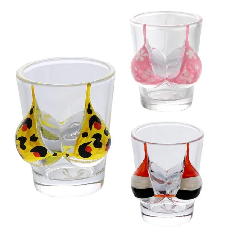 Creative Hand Painted Shot Glass 50ml Thickened Glass Vodka Shochu Cocktail Wine Home Bar Fashion Drinking Utensils wine glass,drinking glasses