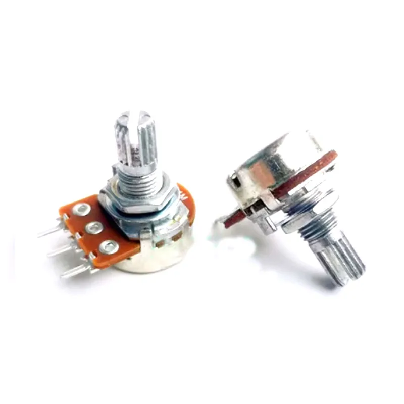 3/6 pin class A potentiometer made in taiwan single/dual PCB foot resistance value A10K A25K A50K A100K A250K A500K A1M 1pcs