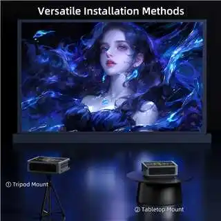 X1 직업적인 자동 초점 프로젝터 원주민 1080P 지원 8K 디코드 T972 안드로이드 9 이중 와이파이 BT5.0 350ANSI 홈 극장 프로젝터