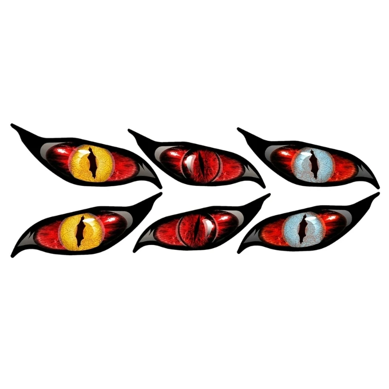 

Evil Eyes Eye in Red Vinyl Car Motorbike Helmets Sticker Decal Car Decorations