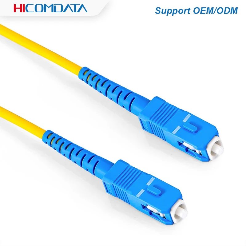 SC SC Singlemode Fiber Optic Patch Cable SC UPC SM 2.0mm 3.0mm 9/125um FTTH Fiber Patch Cord Optical Fiber Jumper 1m