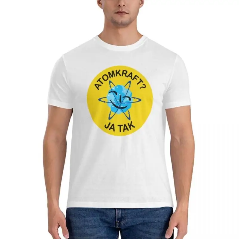 

Atomkraft Ja Tak Graphic T-Shirt men graphic t shirts men clothings vintage t shirt men's short sleeve t shirts