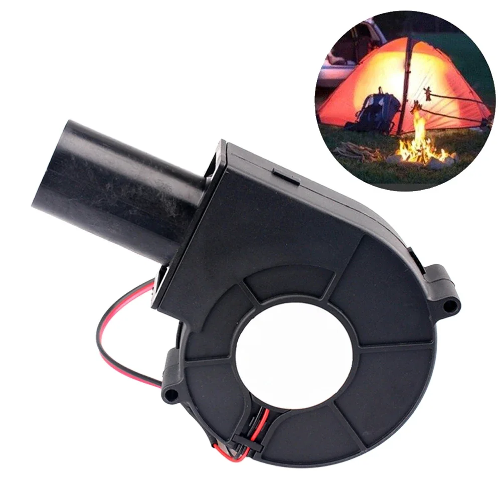 

2.7A 12V 5500RPM Adjustable Blower Fan With Air Outlet For Barbecue Stove Wood Stove Waste Oil Furnace Adjustable Speed Fan