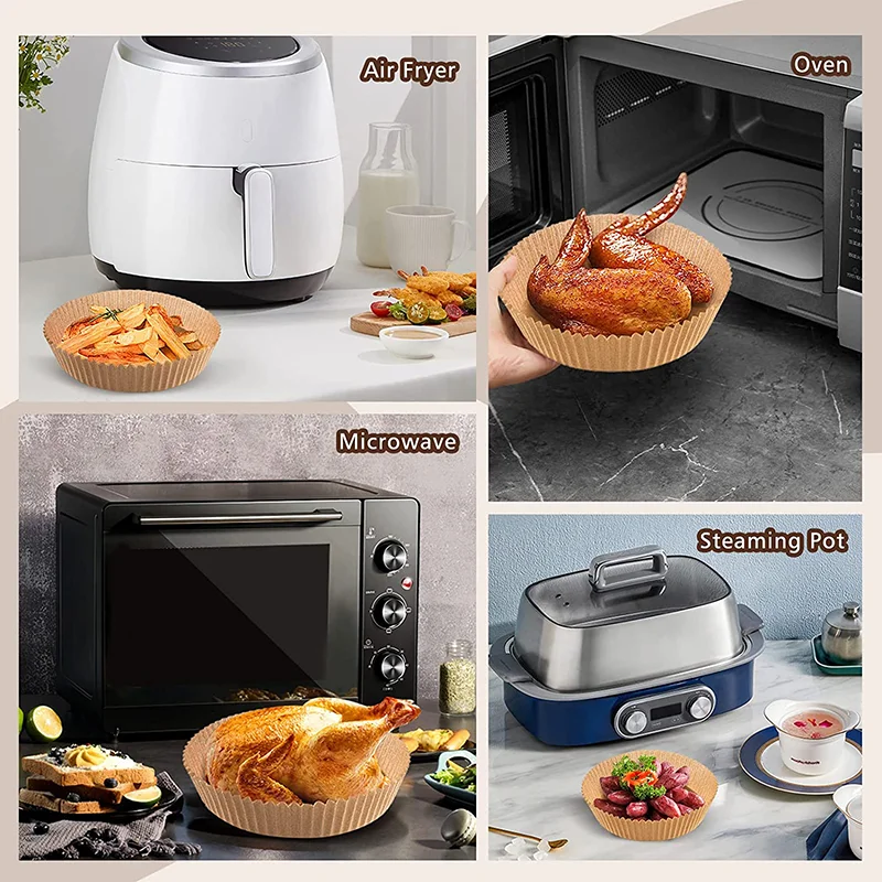 Air Fryer Baking Oil-proof Oil-absorbing Paper Household BBQ Plate Oven Kitchen Pan Pad airfryer bakpapier air fryer paper disposable air fryer liners air fryer liners parchment baking paper air fryer accessories