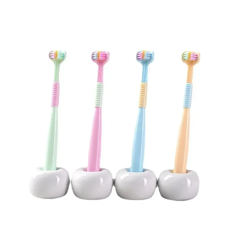 Baby Toothbrush Three Side Soft 360&deg; Clean Oral Health Care Kids 3-12Y