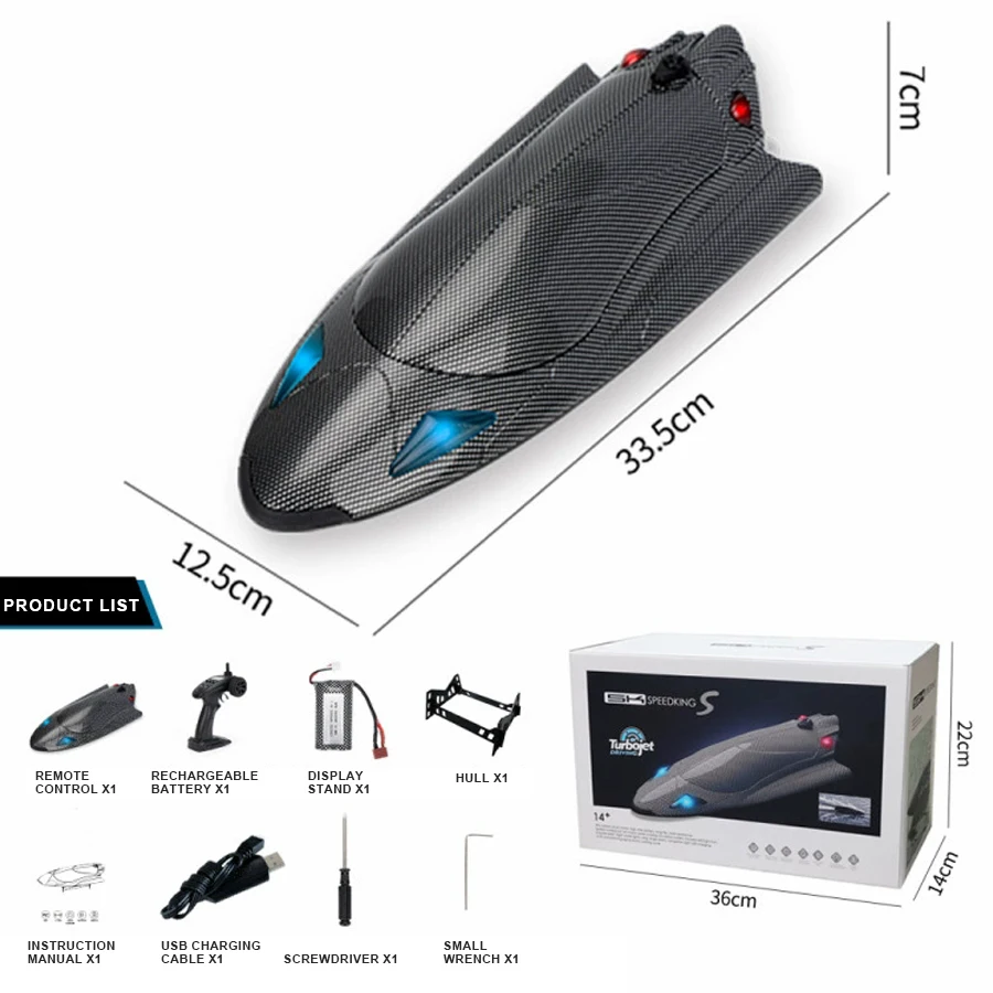 Rc عالية السرعة التجديف قابلة للشحن مقاوم للماء قا...