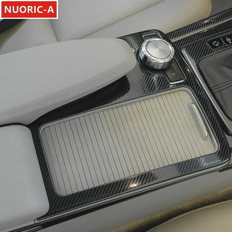 Compatible With Mercedes For Benz E-Class W212 2010 2011, Car Interior Console, CD Button, Control Panel, Frame, Decoration, Cover Sticker Decor