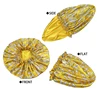 Large Double Layer Silky Satin Bonnet Women Beauty print Sleep Night Cap Head Cover Bonnet Hat for Curly Springy Hair Wholesale 6