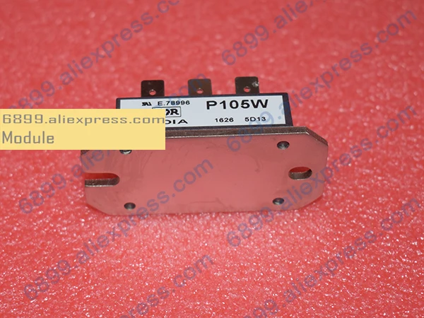 P105W SCR Module HY-BRIDGE Single Phase-SCRs/Diodes 1200V 25A 8-PACE-PAK Approximate weight:58g(2.0oz.)