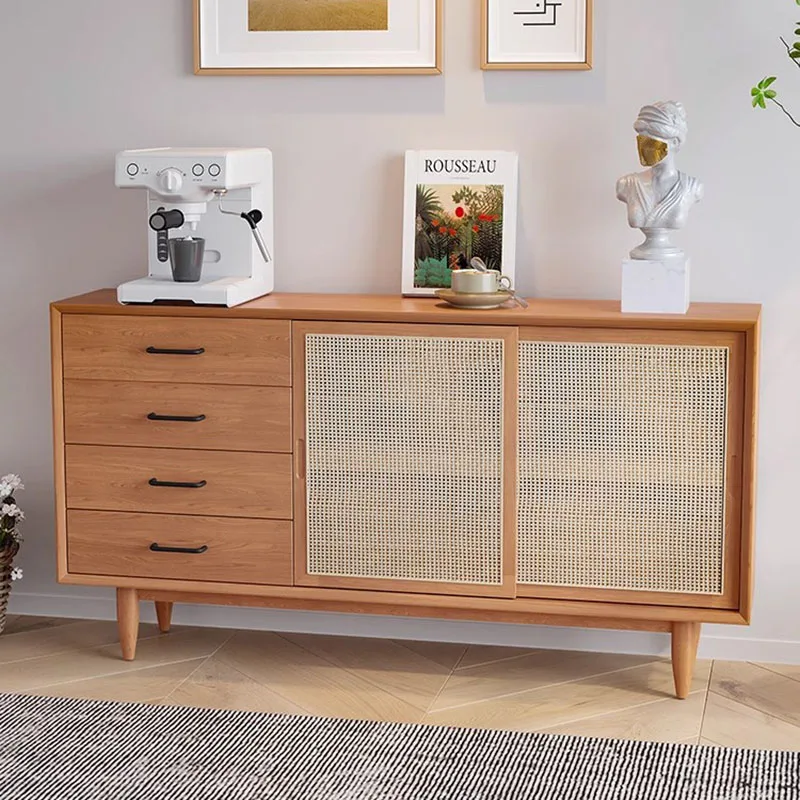 

Nordic Wooden Sideboard Modern Drawers Luxury Buffet Side Cabinet Entrance Hall Showcase Muebles De Cocina Bedroom Furniture