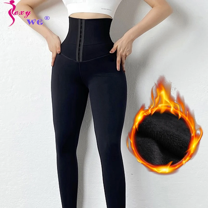Tanie SEXYWG gorset modelujący talię spodnie damskie legginsy spodenki wyszczuplające urządzenie sklep