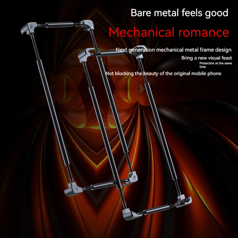 Metal Aluminum Alloy Frame  For IPhone 14 15 Pro Plus ProMax Adjustable Four-sided Protection Anti Drop Protection Ba