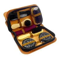 8Pcs/Set Pro Shoes Care Kit Portable For Boots Sneakers Cleaning Set Brush Shine 1