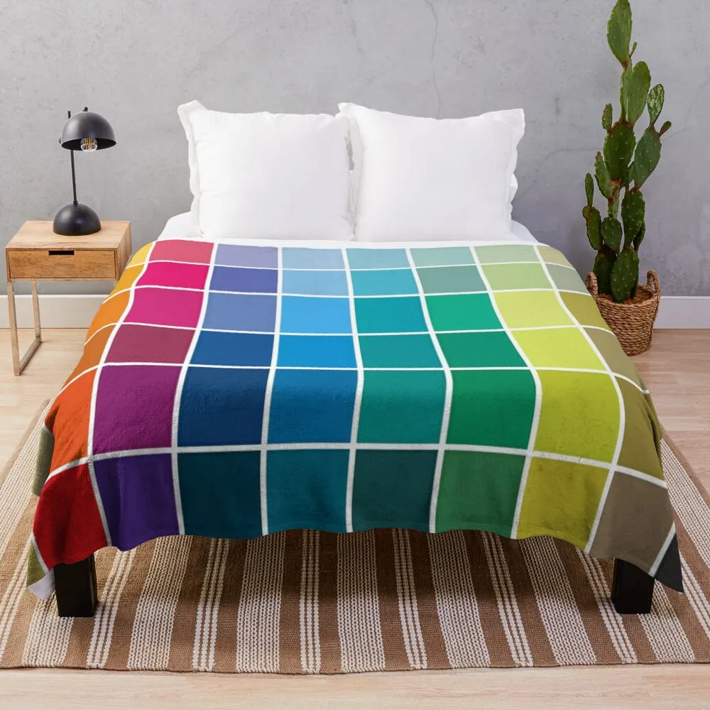 

Colorful Soul - All colors together Throw Blanket giant sofa blanket fleece bkanket Blanket fleece