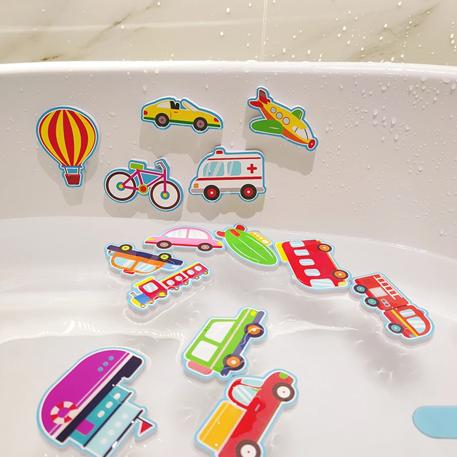 Brinquedo do bebê banho de tráfego brinquedo para crianças espuma flutuante  chuveiro do bebê jogos banheira água brinquedos para meninos meninas  crianças 3 4 5 6 anos presente - AliExpress
