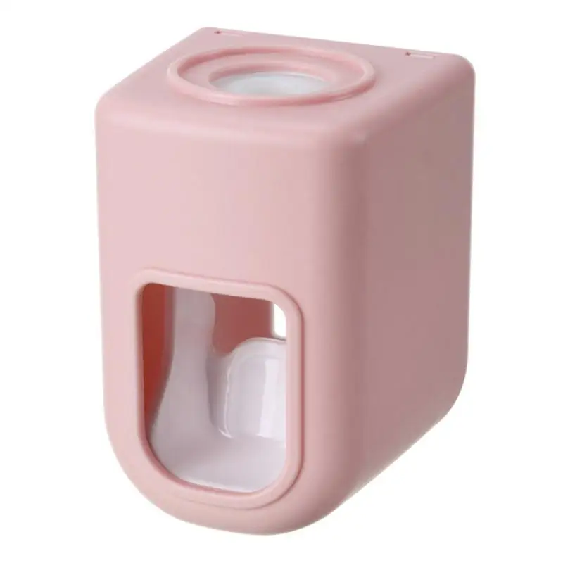 DISPENSER PORTA SPAZZOLINO A MURO AUTOMATICO DENTIFRICIO PER CASA BAGNO