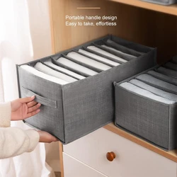 Household finishing bag multi-functional compartment storage bag household layered jeans finishing box