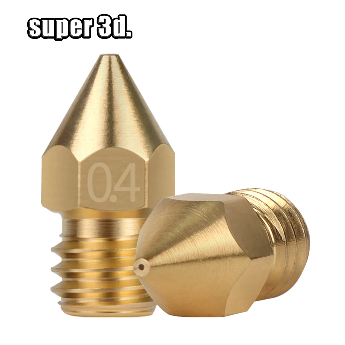 5Pcs MK8 Extruder Nozzles Hotend (0.2, 0.3, 0.4, 0.5, 0.6, 0.8, 1.0)mm M6 Thread for Creality Ender 3/3 Pro/3 V2, Ender 5