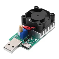 18W 22.5W 3A Load Tester Electronic Load Test Resistor Module USB&Type C Interface Adjustable Constant Current with Cooling Fan 2