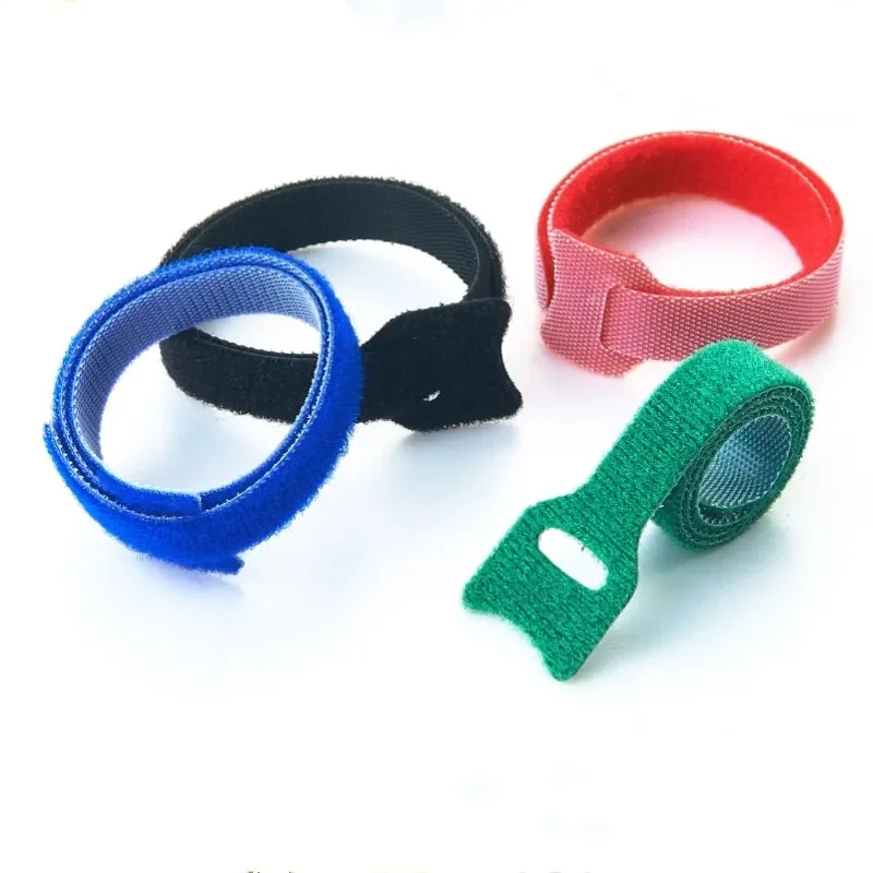 50Pcs Nylon Fastening Cable Ties Adjustable Cord Ties Cable Management Straps Hook Loop Cord Organizer Wire Ties Reusable cable ties
