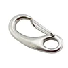 Boat Marine Egg Shape Spring Hook 316 Stainless Steel Egg Shape Spring Snap Hook Clip Quick Link Carabiner 50/70/100mm 2
