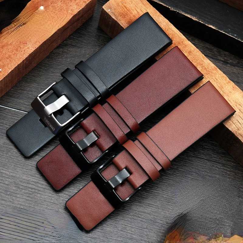 Genuine Leather Watch Strap for Diesel Dz4323 Dz1405 Dz1657 Waterproof